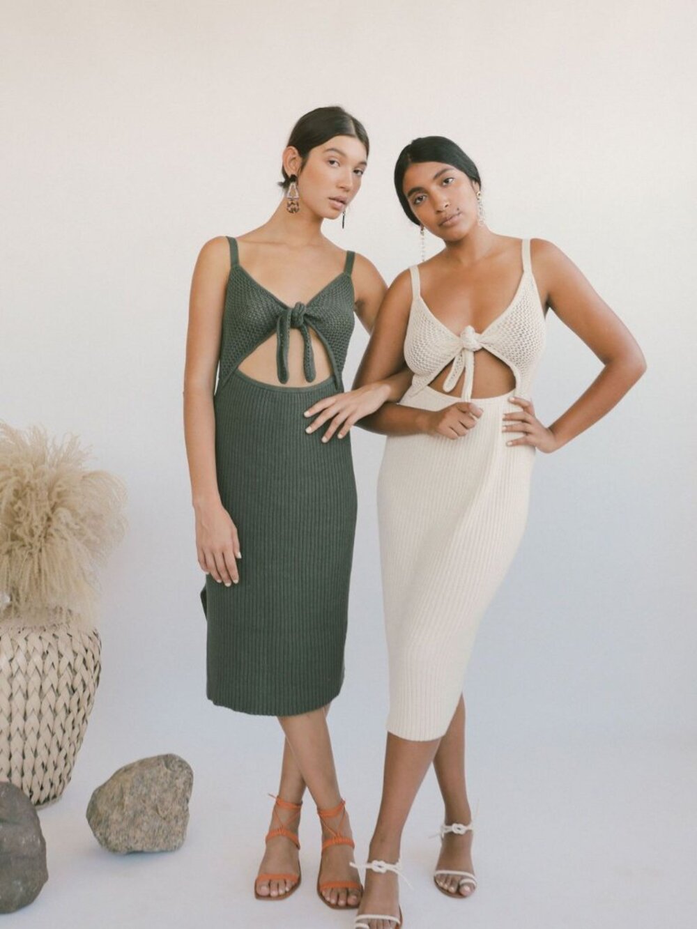 Kordal Caliente Dress in olive, size small